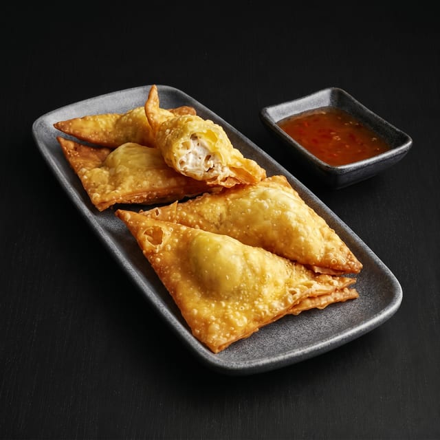 Crab Cheese Wonton.