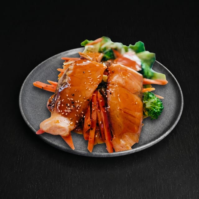 Salmon Teriyaki.
